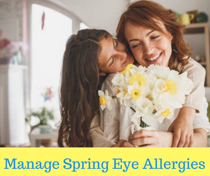 Manage spring Eye Allergies